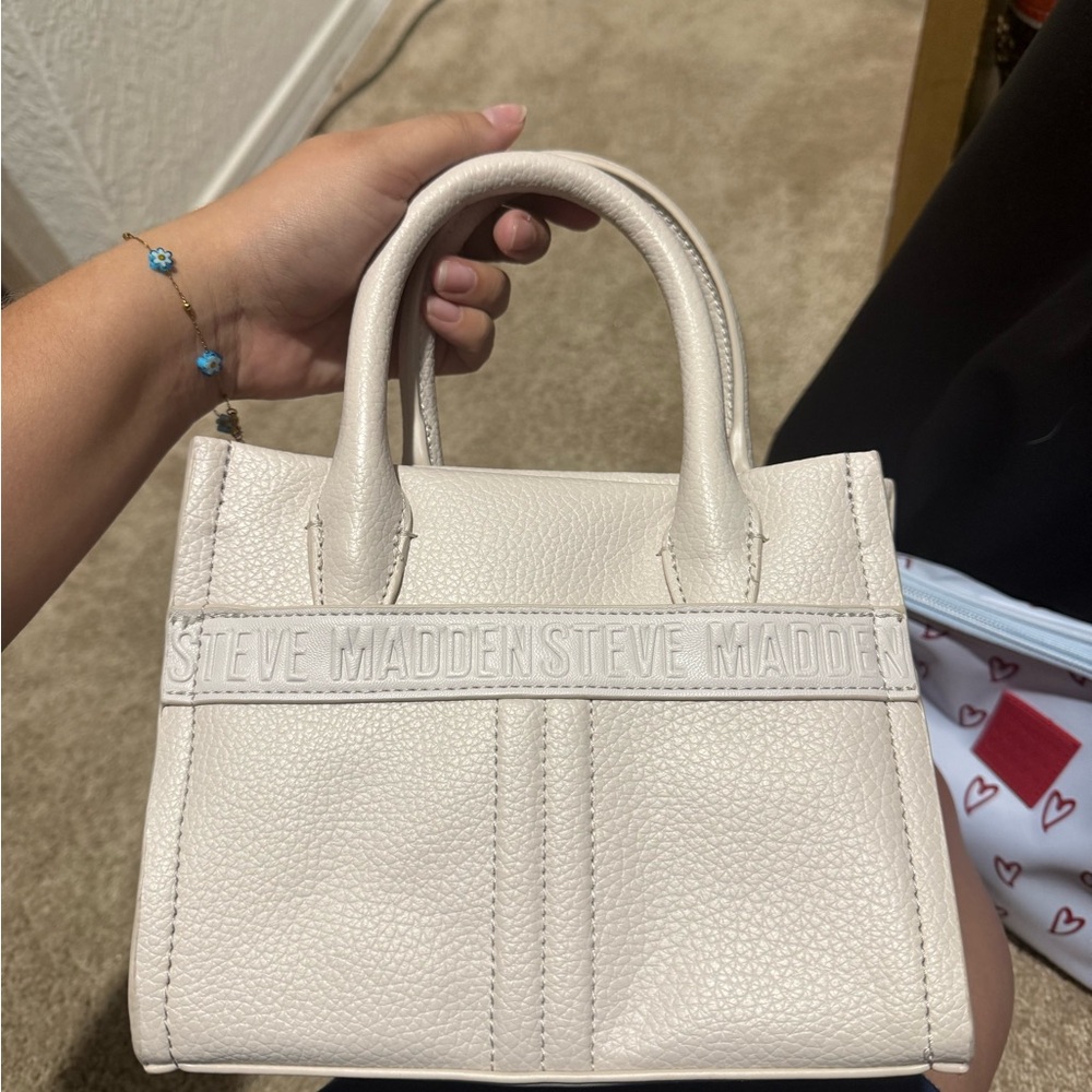 Steve Madden Off-White Satchel